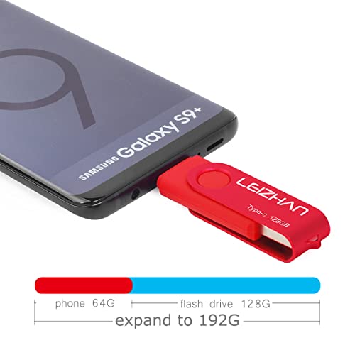 Clé USB 3.0 de type C résout le manque d'espace du Google Pixel rouge