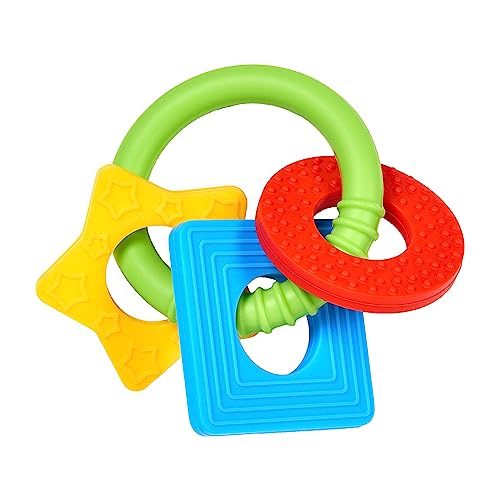Dr. Brown's Learning Loop, Baby Teether Ring With Multiple Shapes & Textures, Soft 100% Silicone, Bpa Free, 3M+ #TOP14