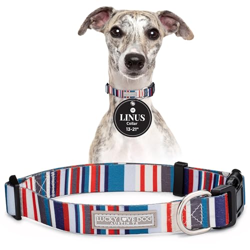 Collier réglable chiens de taille moyenne Linus durable et confortable - 2