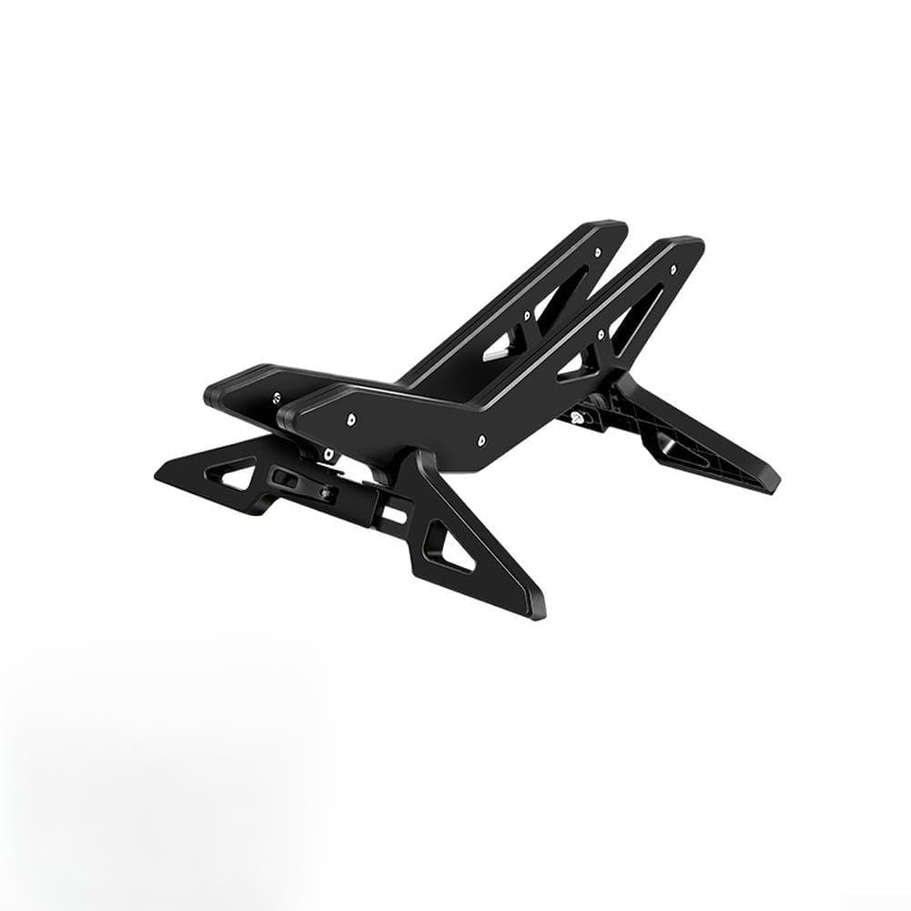 Estante de estacionamiento ajustable para bicicletas de suelo Honseadek negro