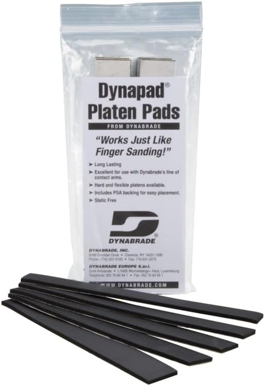 Dynabrade 11604: 1" (25 Mm) W X 7" (178 Mm) L Soft Platen Pad 5-Pkg.