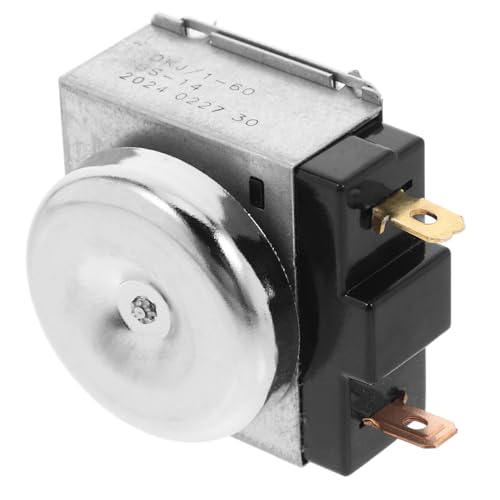 jojofuny Temporizador Mecánico de Cocina con Alarma de 60 Minutos Eje Redondo Temporizador para Horno Eléctrico y Interruptor de Luz y Uso Infantil