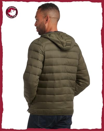 Image of CANADA WEATHER GEAR Mens' Puffer Jacket - Lightweight Packable Bubble Coat, Water Resistant Outerwear Jackets for Men (M-XXL)