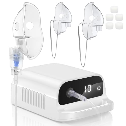 Smart Digital Display Nebulizer for Adults and Children, NEUBULIZER for Home Use, Hailie Sensor NF0106-0508-W5