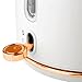 HADEN Coffee Machine, 12 Cup Drip Coffee Maker Bundled with Heritage 1.7 Liter Stainless Steel Electric Kettle, Ivory & Copper