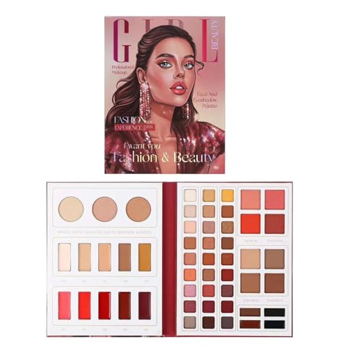 Kit livre de beauté fards à joues et contouring waterproof 17,8x23,3x1,9 cm
