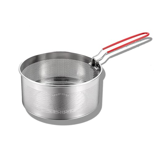 Tenta panier passoire pâtes acier inoxydable friteuse poignée 7"