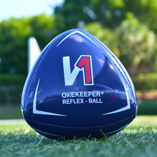 ONEKEEPER Fußball-Reflex- und Reaktionsball für Beweglichkeit, Reflex und Geschwindigkeitstraining für Kinder und Junioren, Blau ONEKEEPER Fußball-Reflex- und Reaktionsball für Beweglichkeit, Reflex und Geschwindigkeitstraining für Kinder und Junioren, Blau