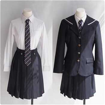 女子学生　冬コート　コスプレ　　　kansai school form 本物 Amazon.co.jp: [ MOMO ]女子高セーラー服冬服日制校JK制服