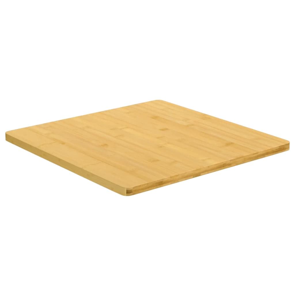 vidaXL Tischplatte, Ersatztischplatte für Couchtisch Beistelltisch Bartisch, Esstischplatte mit lackierter Oberfläche, Couchtischplatte Bambustischplatte, Bambus