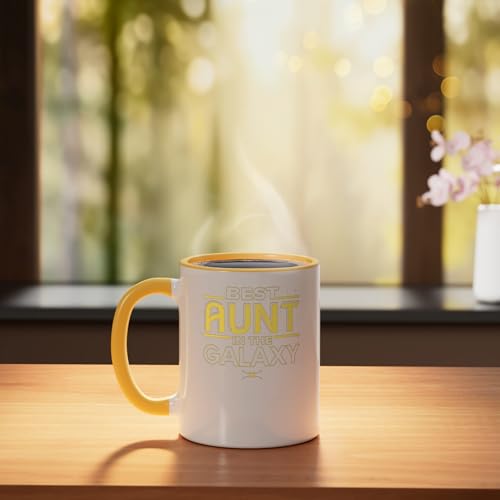 Mug cerámico Star Wars 11 onzas Amarillo y blanco miniatura 3