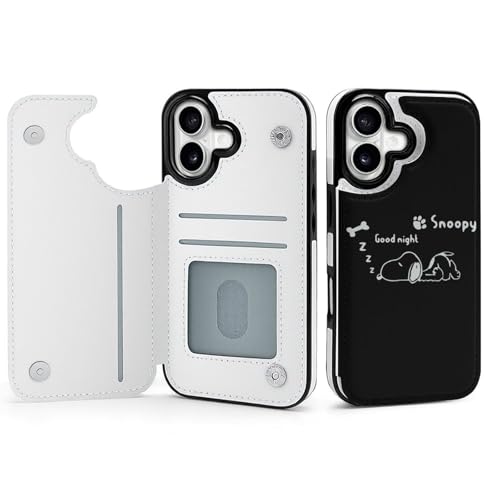 手帳型 スヌーピー (6) 対応 iPhone 17 ケース カード収納 スマホケース 財布型 携帯ケース 軽量 全面保護 スタンド機能 おしゃれ お祝いギフト