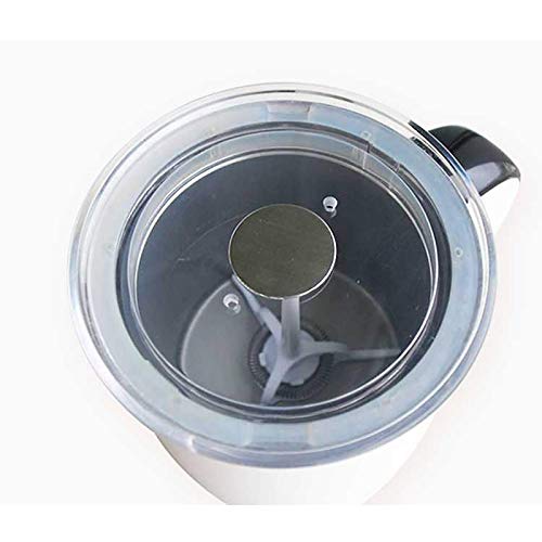 BBZZ Elektrischer Milchaufschäumer, automatisch, heißer und kalter Kaffee, elektrischer Milchaufschäumer, kleiner… – Bild 3