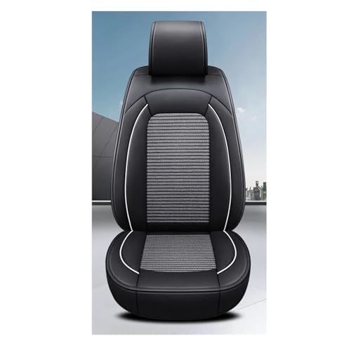 Housses siège voiture de face en tissu gris durable pour valoriser l'intérieur de votre Skoda
