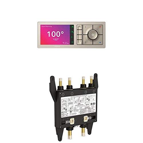 Moen Ts3304Tb U By Moen Digital Shower Controller And S3104 Valve 4-Outlet #TOP4