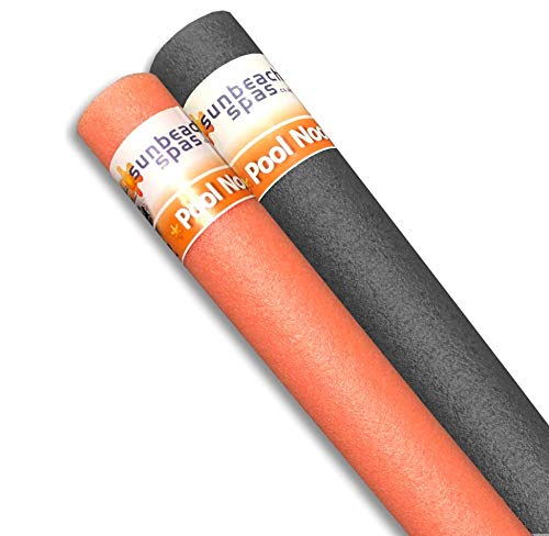 Pool Noodle Halloween Double Pack - Spooky Pumpkin Foam Woggle (Black, Orange)