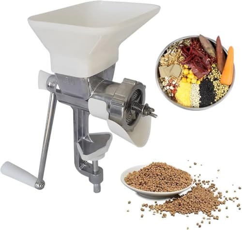 ZMBJ 飼料ペレットマシン、手動ペット餌造粒機ペレッター、1.5-10mmオプションのステンレス製金型付き、鳥、猫、犬、オウムの飼料処理用フードプロセッサー 10mm (4mm)