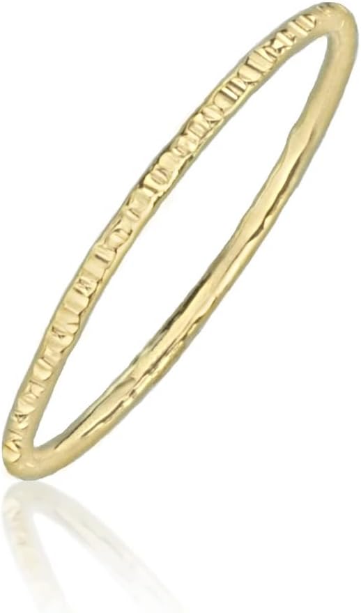 Master Delicate Stacking Rings, Gold, Rose, Silver Sold per 1mm Ring (Size 4 thru 11)