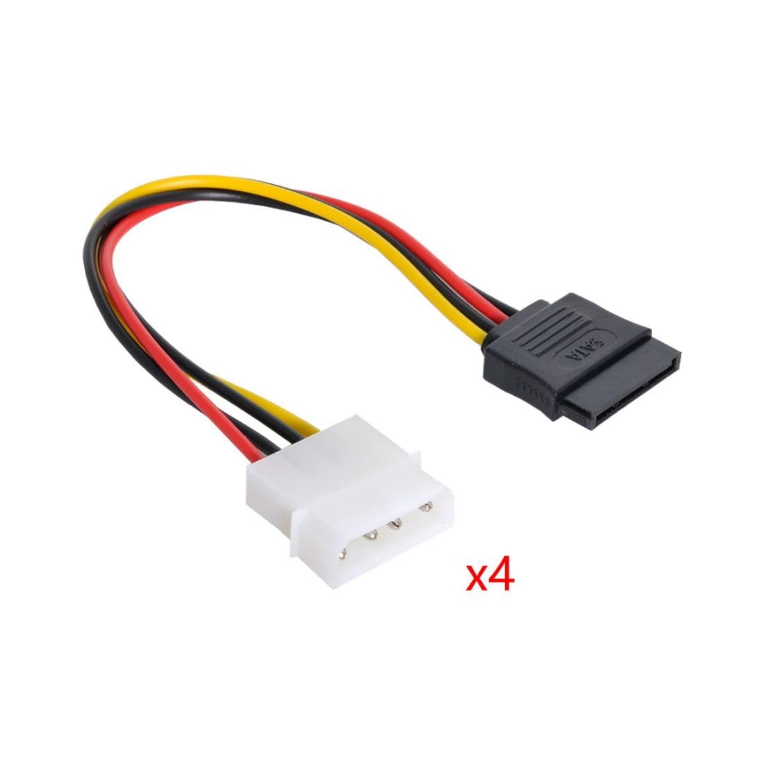 chenyang Mini SAS SFF-8087 36Pin Host 1 a 4 SAS SFF-8482 Target SAS Cable de disco SAS con cable de alimentación IDE 0.5M
