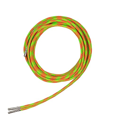 550 Paracord Boot Laces - 72 Inch Length, Safety Camo, 72"