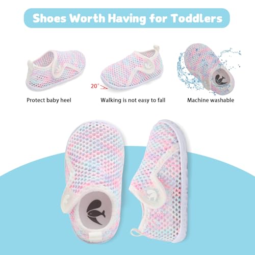 Image of FEETCITY Baby Boys Girls Water Sport Shoes Barefoot Kids Aqua Socks Quick-Dry Beach Swim Pool Shoes