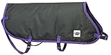 Weaver Leder Vieh Pro Kalb Decke, Blanket, schwarz