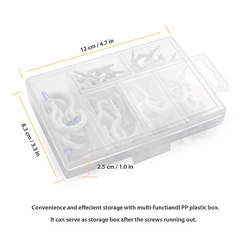 Herefun 70 Pezzi Ganci a Soffitto Tazza Ganci