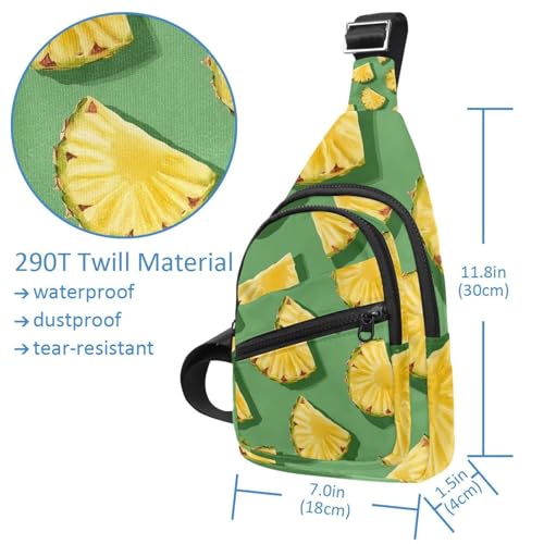 Mochila de día ergonómica pequeña y bolsa de pecho con estampado multicolor 4