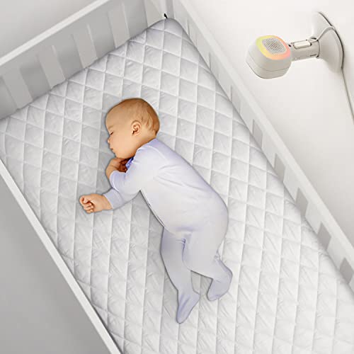 Hubble Connected Nursery Pal Cloud Twin Monitor de bebê de 12,7 cm com câmera e áudio, sensor de tem