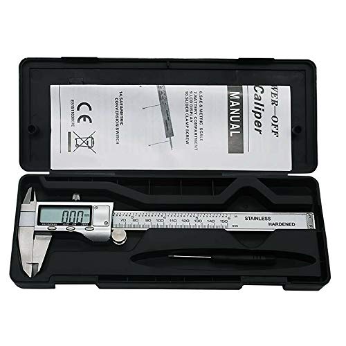 Micrometro digitale calibro 0-150mm LCD digitale elettronico righello in acciaio inox calibro a corno calibro micrometro strumento di misurazione