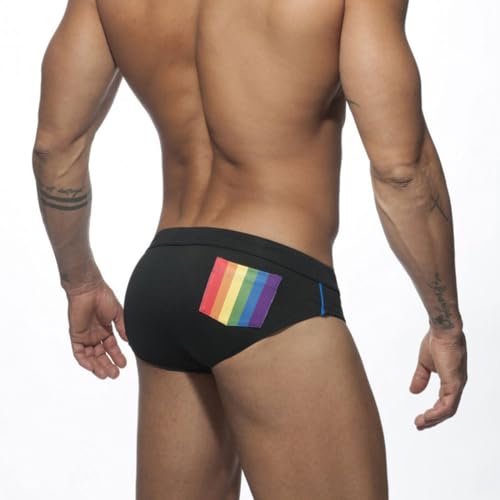 Men's Swim Brief Swimsuit Swimming Trunks Elastic Waist Surfing Swimsuit Underwear3