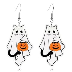 White Ghost Earrings