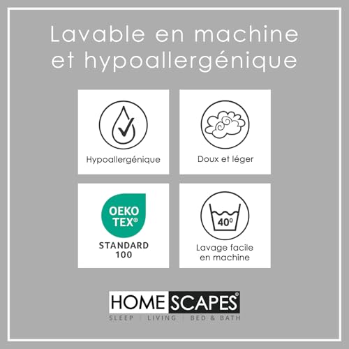 Protège Couette 260x220 Imperméable Housse Protection Lit Hypoallergénique