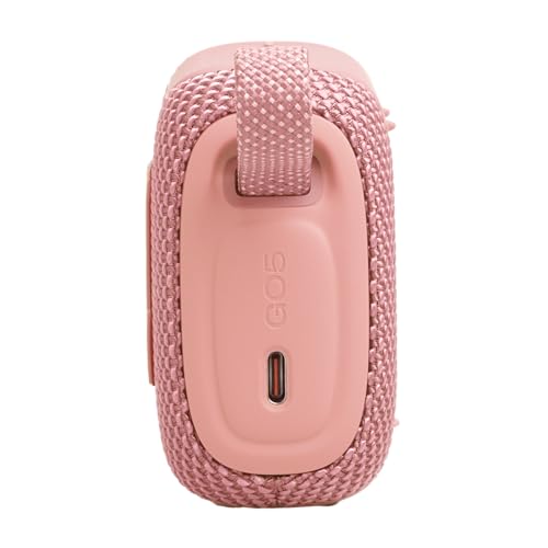 JBL Go 5, Tragbarer Bluetooth-Lautsprecher, Wasser- und Staubdicht - Rosa – Ansicht 4