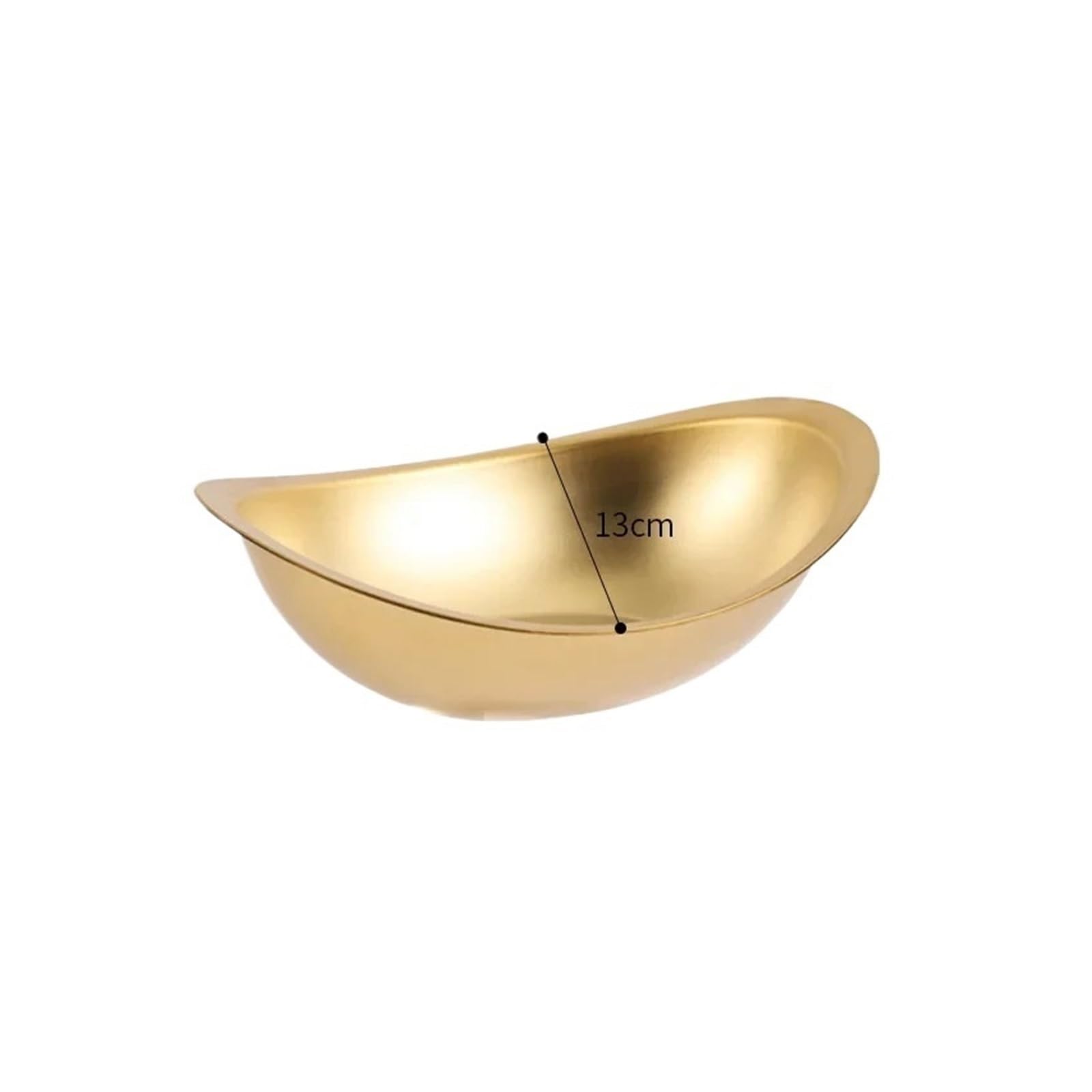 Bol à lingots dorés 20x13cm pour valoriser des présentations ternes
