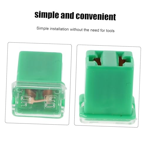 GANAZONO Juego de 6 fusibles cuadrados para automóvil, perfil bajo, construcción duradera para camiones, SUVs y vehículos miniatura 6