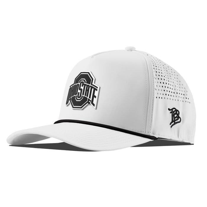 Gorra oficial Ohio State Buckeyes blanco vintage miniatura 4