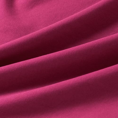 Image of 2 Pack Microfiber King Size Zipper Pillowcases,Rose Pink Pillow Case Set of 2,Soft Comfortable Not Shrink Pillow Cases King,Breathable Luxury Pillow Covers(20x36 Inches)