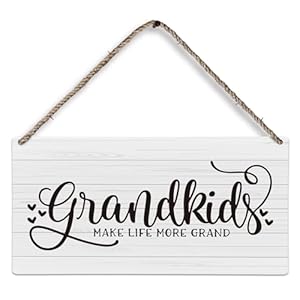 Huestergrandparentswoodplaquesigngrandkidswalldecorgrandparentsgrandmagrandpagiftsfromgrandkidsgrandchildrengrandkidsmakelifemoregrandhomewallhangingdecor12x6inches Urban Country Home Decor Huester grandparents wood plaque sign grandkids wall decor grandparents grandma grandpa gifts from grandkids grandchildren grandkids make life more grand home wall hanging decor 12×6 inches urban country home decor