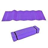 Estera Plegable de Espuma para Acampar, Esteras Ultraligeras para Exteriores, Tienda de Campaña para la Playa, Colchoneta para Dormir, Colchón Plegable de Células Cerradas Esterilla Camping Aislante