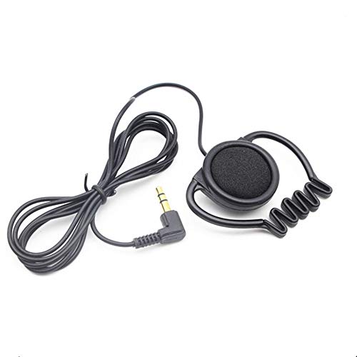 50 Pack Single Side Earphone Mono Stereo Earpiece Soft Ear Hook Earphone One Ear Headphone for Tour Guide System