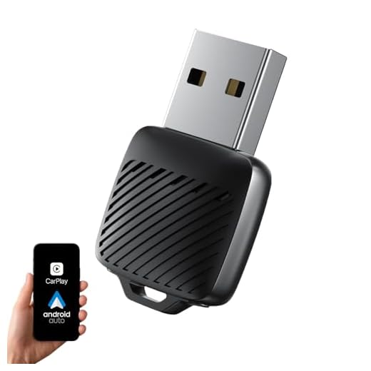 Astraon 2-i-1 trådløs CarPlay og Android-biladapter, Plug & Play-minidongle med USB-A og USB-C, konverterer kablet CarPlay til trådløs, kompatibel med iPhone og Android, biler 2016+