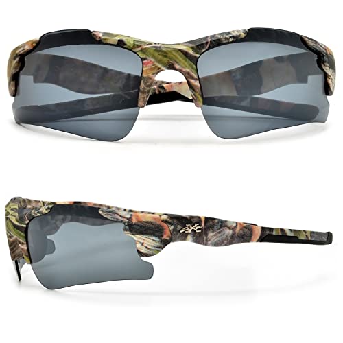 Xloop Camouflage Sunglasses Sport Fishing Driving Cycling Glasses Eyewear (Smoke)