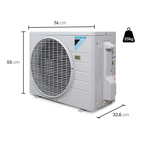 Ar-Condicionado Split HW Inverter Daikin Full 12.000 BTUs R-32 Quente/Frio 220V