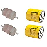 Kohler 2 Pack Genuine 24-050-13-S & 52-050-02-S Fuel & Oil Filter Set 2 Each OEM