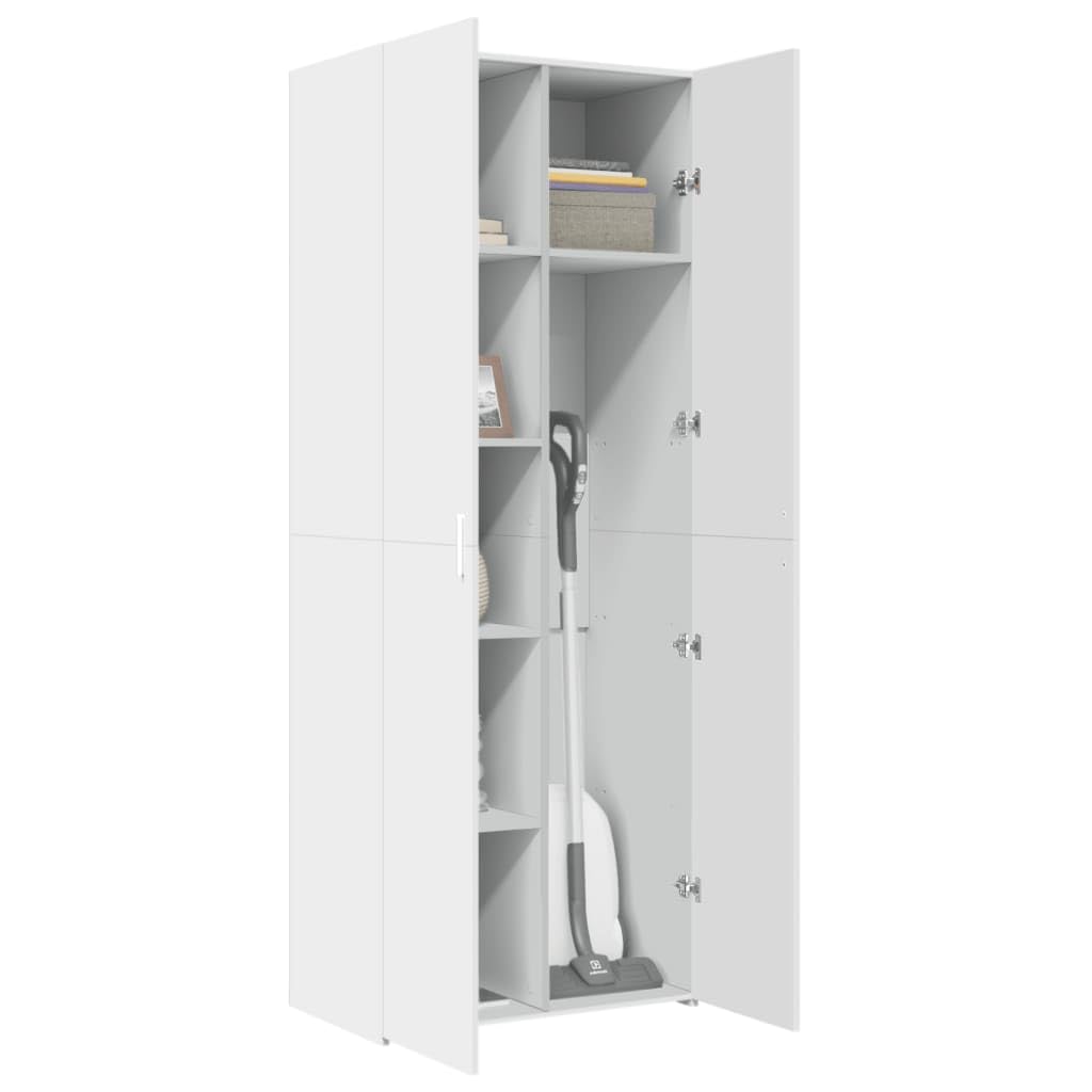 vidaXL Armadietto alto bianco 70 x 42,5 x 185 cm legno con mensola