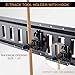 Otoolling 6 Pcs E-Track Tool Holders E Track Accessories for Enclosed Trailer to Store Brooms, Poles, Shovels, Rakes, Tool Stabilizer for Trailer Organizer, Black