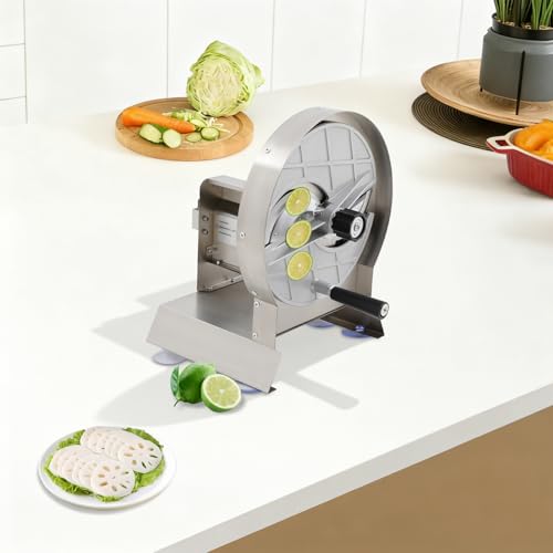Cortadora manual de frutas y verduras de acero inoxidable miniatura 2