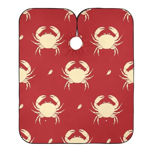 Capa de barbería impermeable para hombre Kigai Red Crab miniatura 2