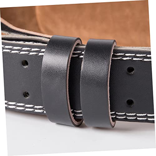 Cinturón ajustable de cuero sintético para soporte lumbar miniatura 5